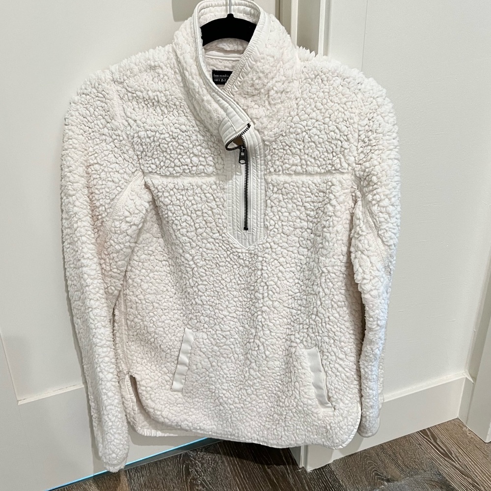 Abercrombie & Fitch Sherpa quarter-zip